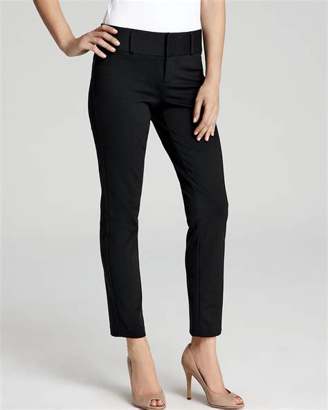 michael kors black pants women size 10|Michael Kors straight leg pants.